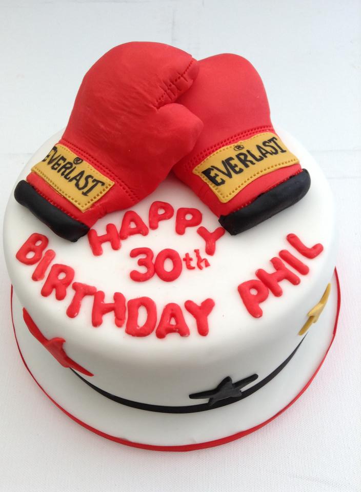 Boxing Birthday Cake